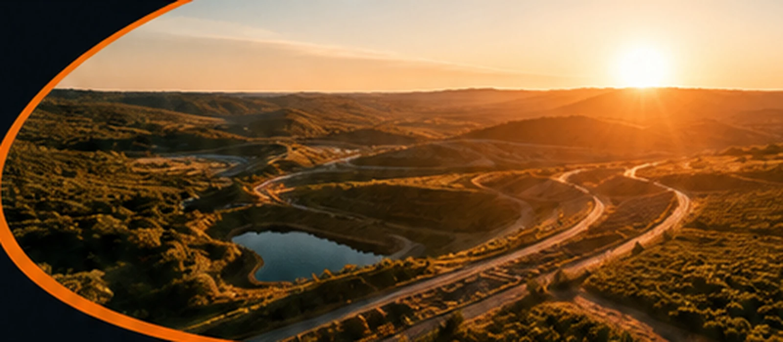 Open-cut mining landscape illustrating the long-term planning context for mine closure